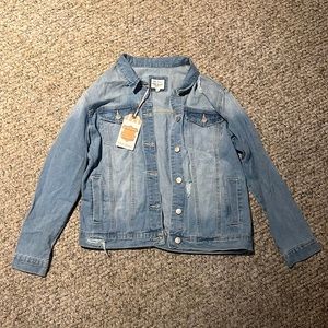 New with tags Wax Jean denim jacket